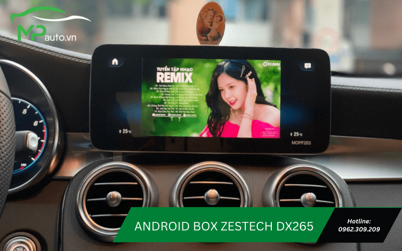 Giải trí đa phương tiện với android box Zestech DX265