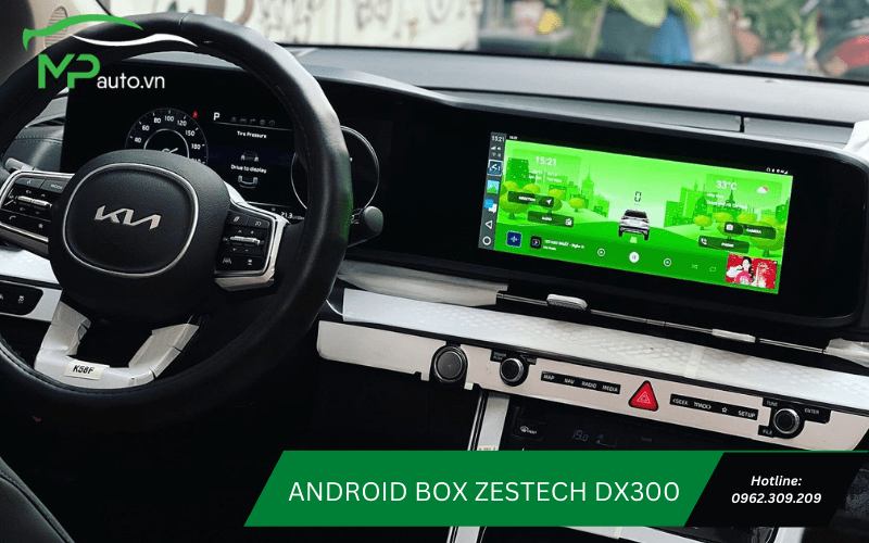 Android box ô tô- giải pháp giữ màn hình zin