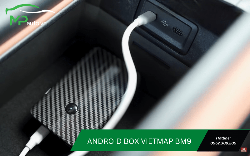 Kết nối nhanh chóng qua cổng usb/type c của xe ô tô