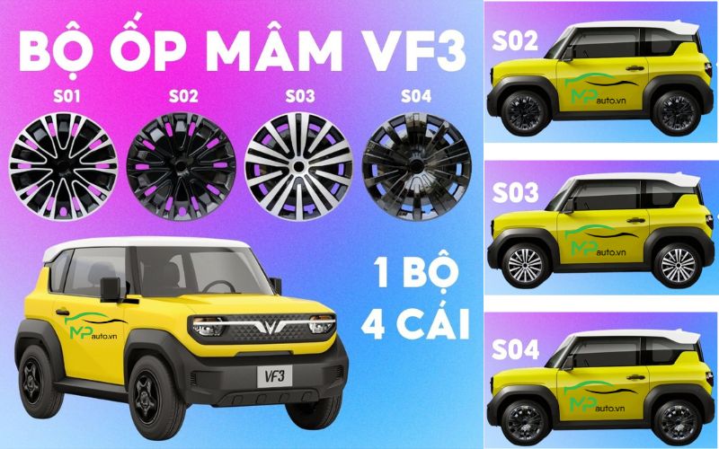 Độ mâm cho Vinfast VF3