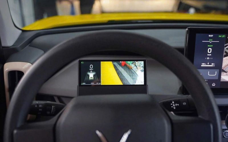 Màn hình ODO VF3 hình ảnh rõ ràng, sắc nét