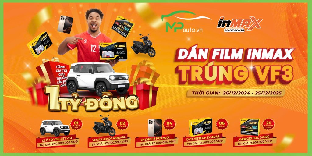 Dán Film Inmax trúng Vinfast VF3