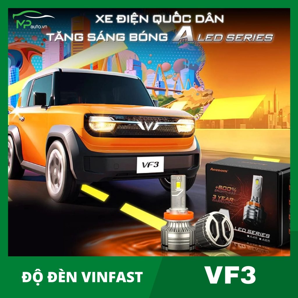 Độ đèn Vinfast VF3