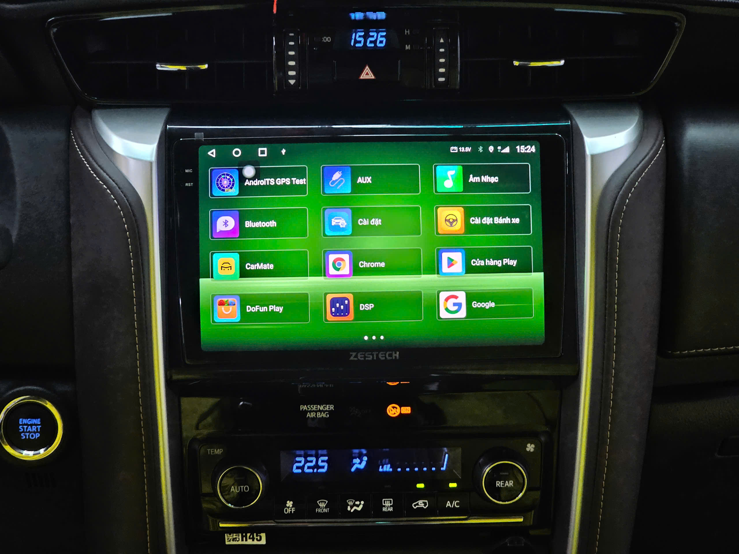 Màn Hình Zestech Cho Toyota Fortuner 2017-2025 &#8211; Nâng Tầm Trải Nghiệm Lái Xe