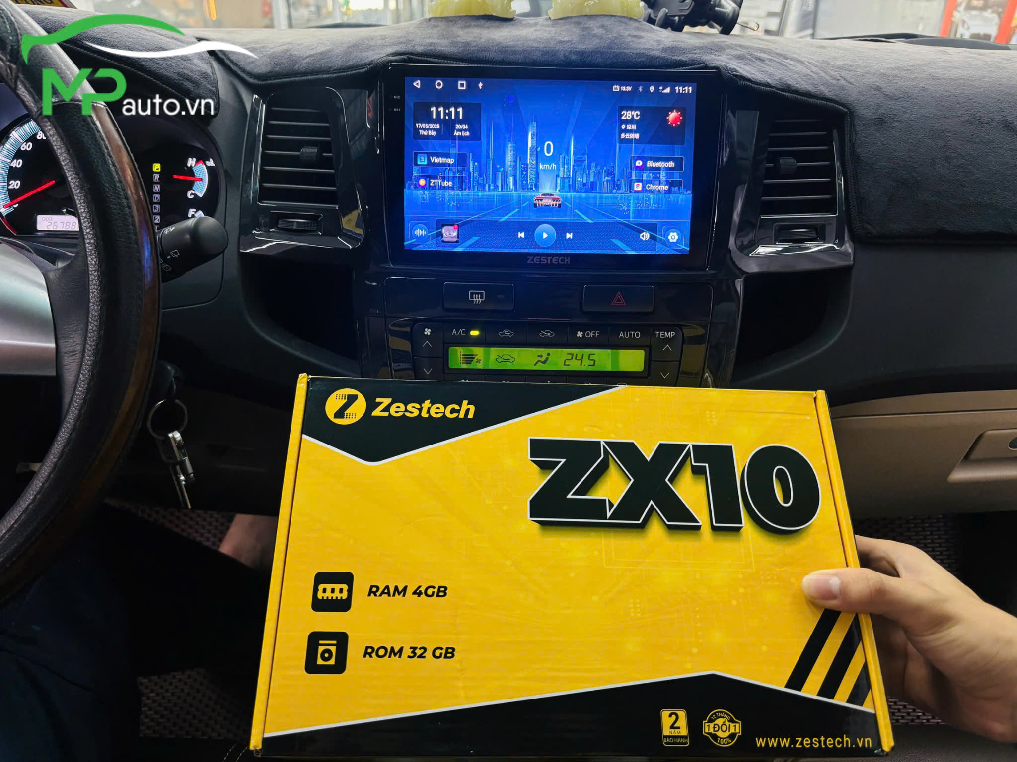 Màn Hình Zestech Cho Toyota Fortuner 2009-2015