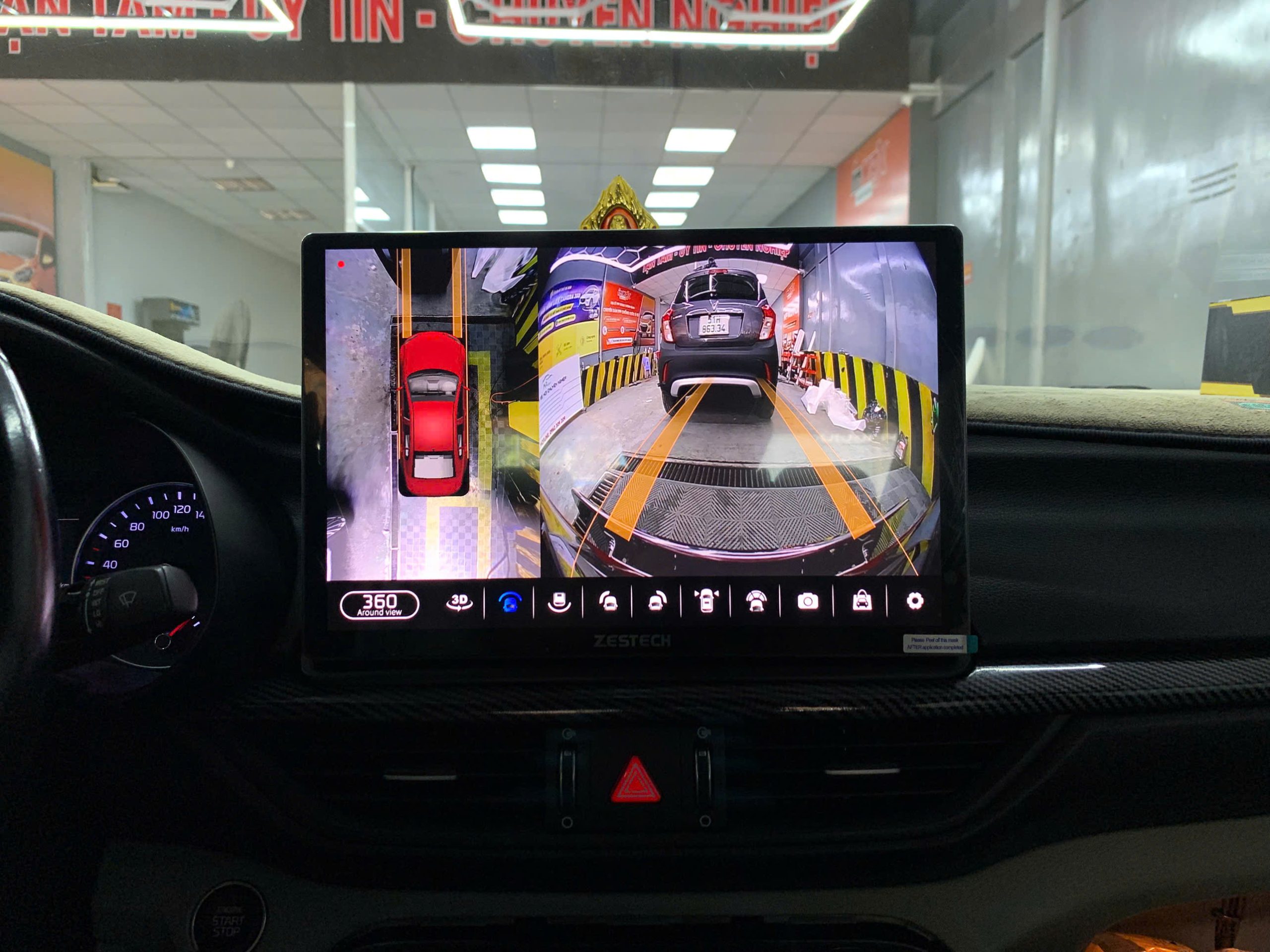 Màn hình Zestech 13 inch 2k cho Kia Cerato