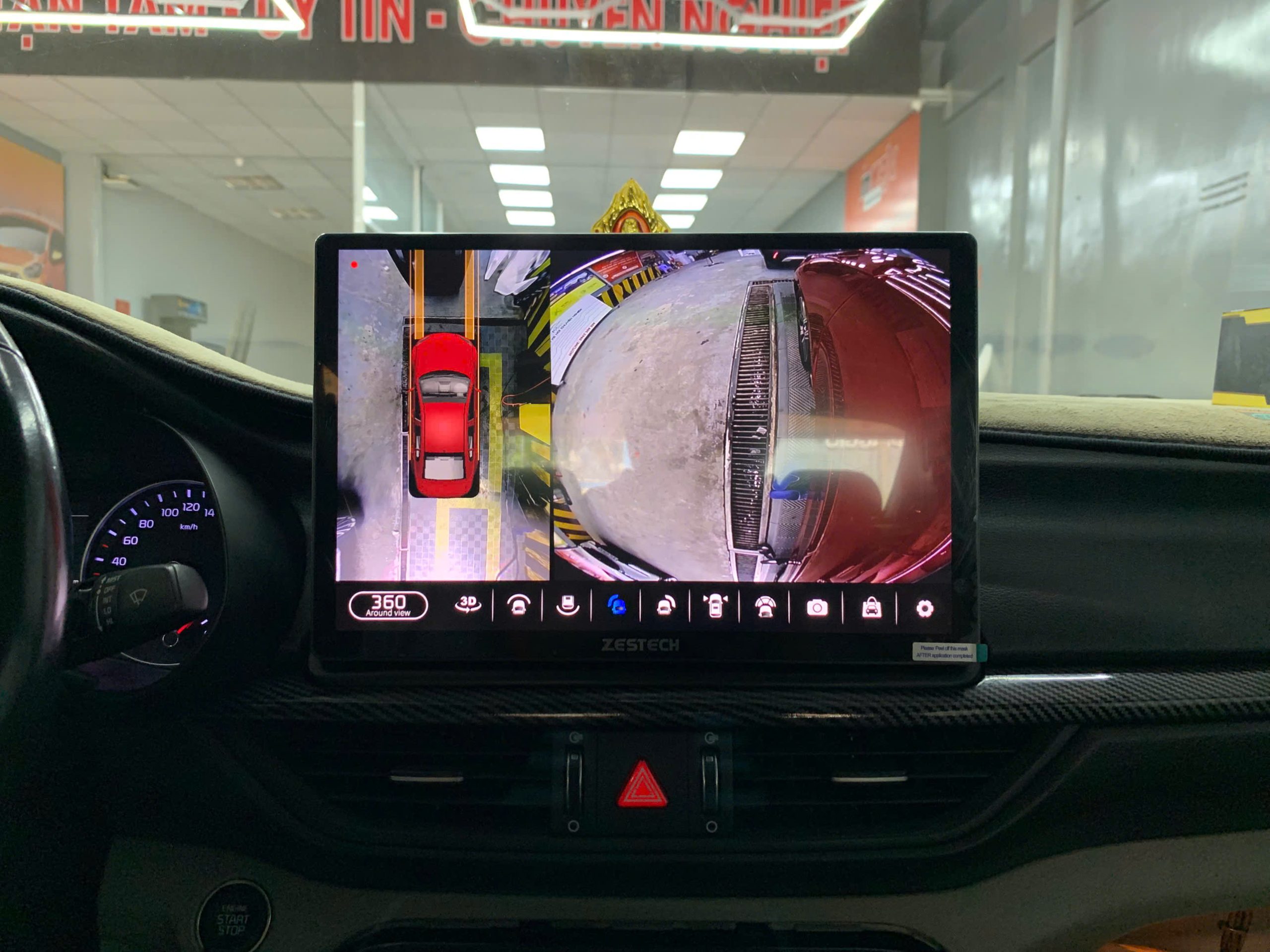 Màn hình Zestech 13 inch 2k cho Kia Cerato