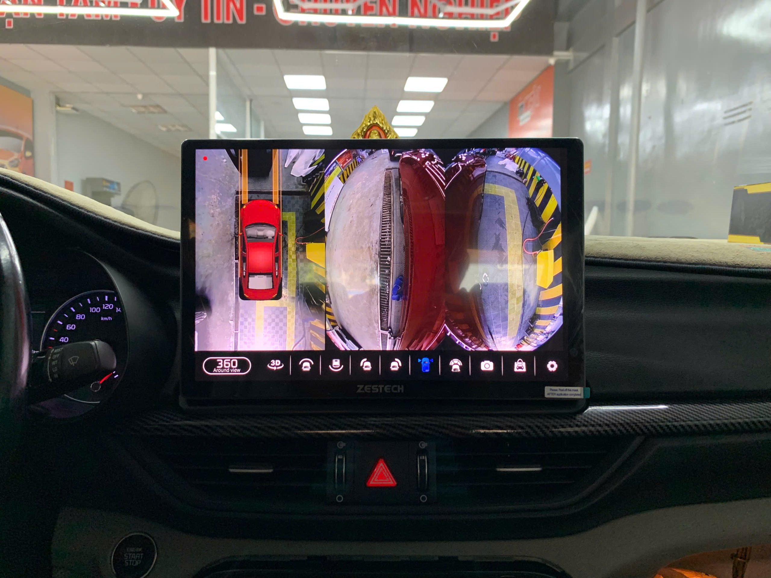 Màn hình Zestech 13 inch 2k cho Kia Cerato