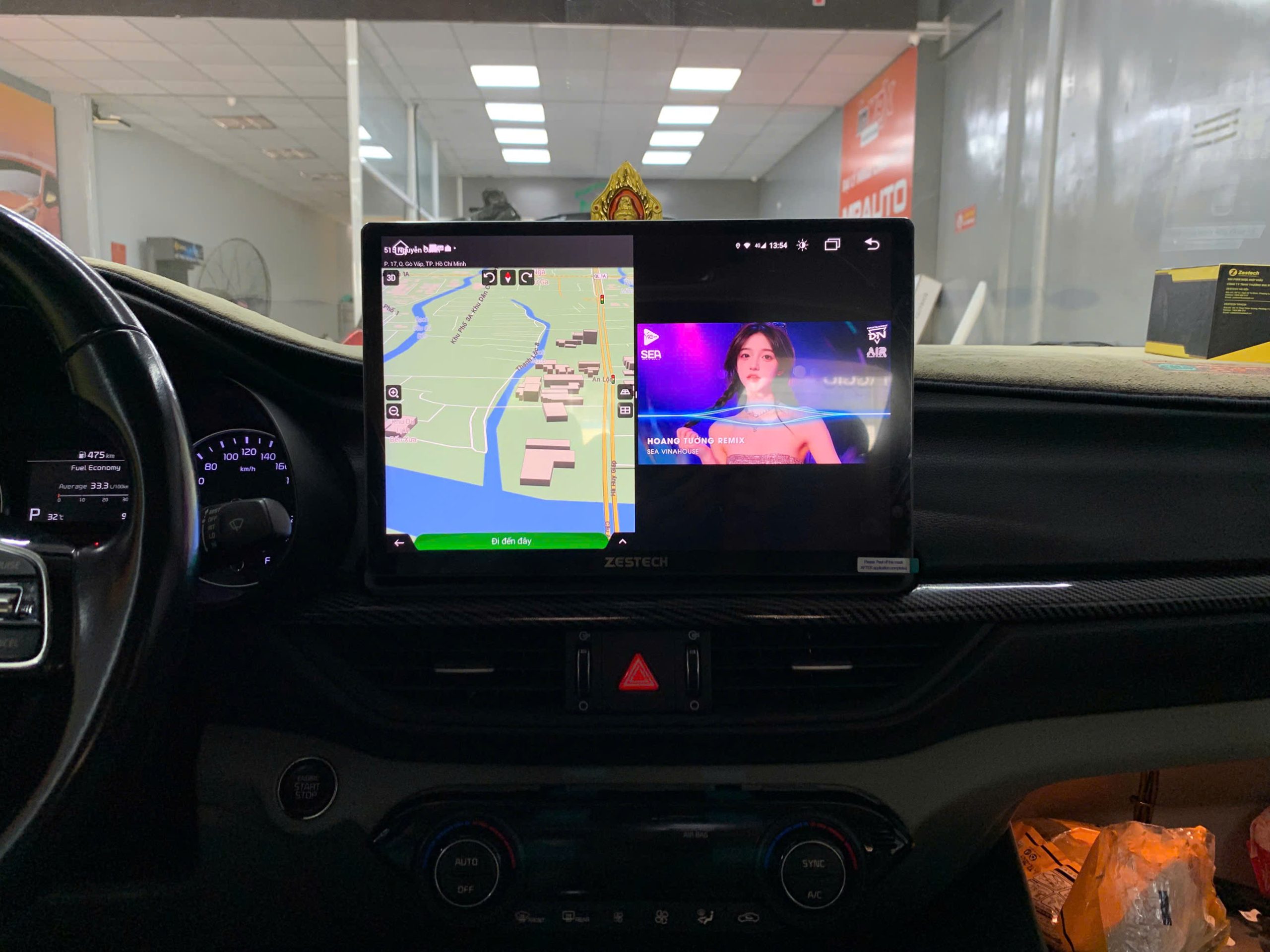 Màn hình Zestech 13 inch 2k cho Kia Cerato