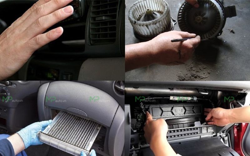 Vệ sinh giàn lạnh ô tô