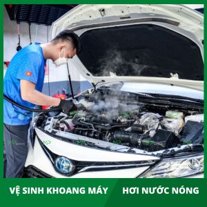 vệ sinh khoang máy ô tô